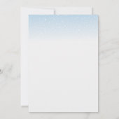 Invitation Hiver Onederland Animaux artistiques Premier anniv (Dos)