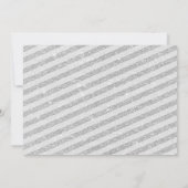 Invitation Hiver ONEderland Argent Arc-en-ciel 1er Anniversai (Dos)