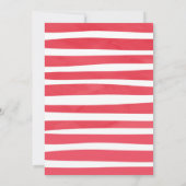 Invitation Hiver Onederland Camion rouge Premier anniversaire (Dos)