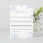 Invitation Hiver Onederland First Birday Time Capsule Card (Debout devant)