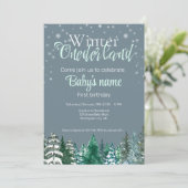 Invitation Hiver Onederland Premier anniversaire étoile de fo (Debout devant)