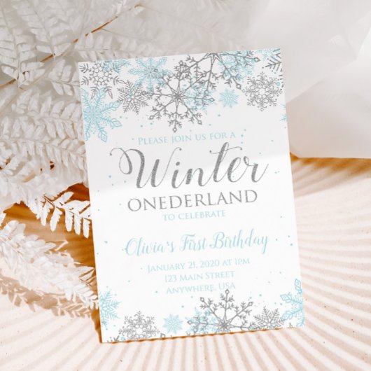 Invitation Hiver Onederland Premier anniversaire Flammes de n