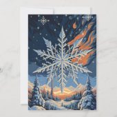 Invitation Hiver Pins Rustiques Mariage Botanique Invitat (Dos)