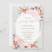 Invitation Hiver Rien De Fancy Just Love Photo Mariage (Devant)