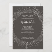 Invitation Hiver rustique | Charbon Nous Faisons Encore Vo Re (Devant)
