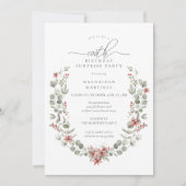 Invitation Hiver Surprise Party Verdure 100e anniversaire (Devant)