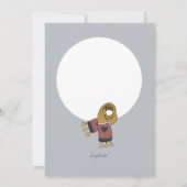 Invitation Hiver Vêtements (Dos)