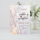 Invitation Hiver Wonderland Branches Réception (Debout devant)