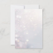 Invitation Hiver Wonderland Branches Réception (Dos)