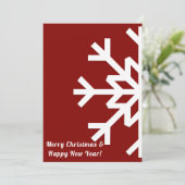 Invitation HO, oh ! LETTRE MERRY CHRISTMAS (Debout devant)