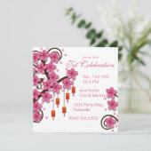 Invitation Hoa Dao Bonne Année (Debout devant)