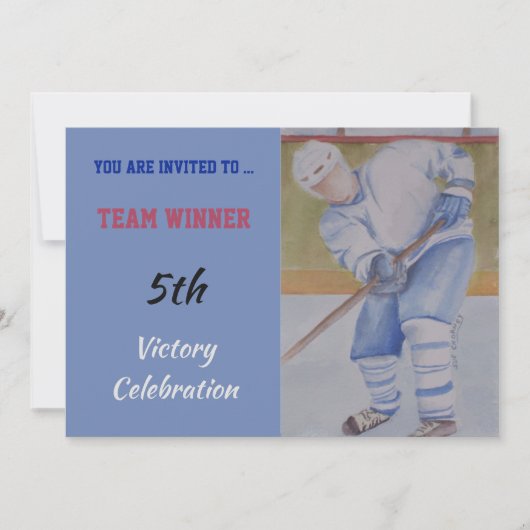 Invitation HOCKEY (Devant)