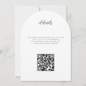Invitation Hockey Amour avec QR Code Mariage (Dos)