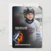 Invitation Hockey Party Themed Customizeable Photo (Dos)