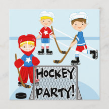 Hockey Sports Anniversaire Fête Anniversaire Invit