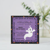 Invitation Hocus Focus Fantôme Anniversaire (Debout devant)