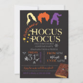 Invitation Hocus Pocus (Devant)
