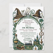 Invitation Hocus Pocus Anniversaire Magique de Conte de Fées  (Devant)