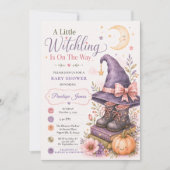 Invitation Hocus Pocus Bébé Focus Halloween Baby Shower (Devant)