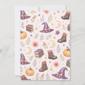Invitation Hocus Pocus Bébé Focus Halloween Baby Shower (Dos)