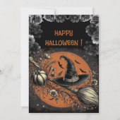 Invitation Hocus Pocus Casquette Vintage Wicked Witch Party (Dos)