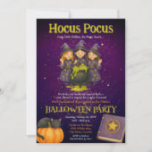 Invitation Hocus Pocus Kids Halloween (Devant)