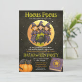 Invitation Hocus Pocus WitchKids Halloween Party (Debout devant)