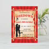 Invitation Hoedown Shindig Pays de l'Ouest Anniversaire (Debout devant)