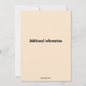 Invitation Hoedown Shindig Pays de l'Ouest Anniversaire (Dos)