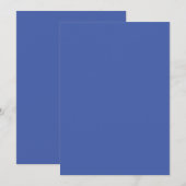 Invitation Hoki, Bleu Acier Léger, Gris Régénéré, (Devant / Derrière)