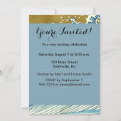 Invitation Hokusai Big Wave Japon Art japonais (Devant)