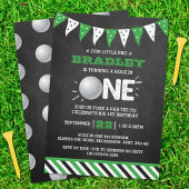 Invitation Hole In One Boys Golf 1er Anniversaire Par tee