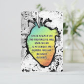 Invitation Holi Heart Festival de l'amour et de la couleur (Debout devant)