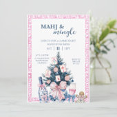 Invitation Holiday Chinoiserie Mahjong (Debout devant)