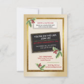 Invitation Holiday Crimes Unit – Reindeer Repeat Offender (Dos)