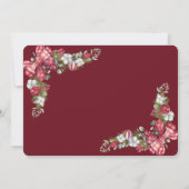 Invitation Holiday Drink Santa Hat Branches Christmas (Dos)