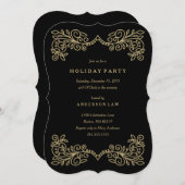Invitation Holiday Elegance Corporate (Devant / Derrière)