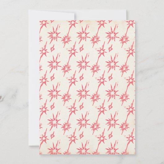 Invitation Holiday Hodown Retro Fun Christmas Père Noël Holid (Dos)