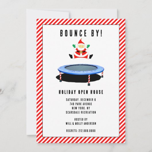 Invitation Holiday Open House (Devant)