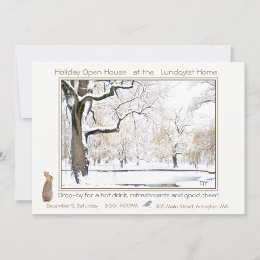Invitation Holiday Open House : invitation/carte (Devant)