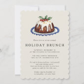 Invitation Holiday Party Festive Holiday Brunch Christmas (Devant)