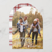 Invitation Holiday Photo card, Christmas, Holiday (Devant / Derrière)