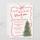 Invitation Holiday Staff Appreciation Christmas Party (Devant)