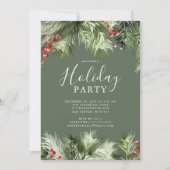 Invitation Holly Berry (Devant)