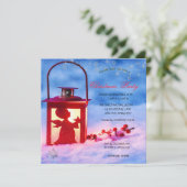 Invitation Holly Berry Light Christmas Corporated (Debout devant)