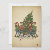 Invitation Holly Jolly Hysteria Ugly Sweater Christmas Party  (Dos)