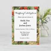 Invitation Holly Tree Noël Vintage (Debout devant)