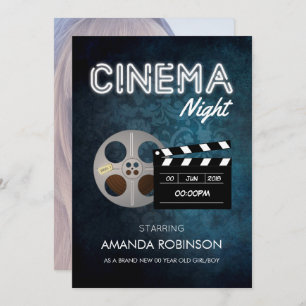 Invitation Hollywood Cinema Movie Thème Party ajouter photo