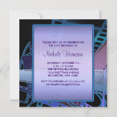 Invitation Hollywood Movie Star Sweet 16 fête d'anniversaire (Dos)