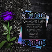 Invitation Hologramme D20 | PnP Tabletop Dice Engagement Part